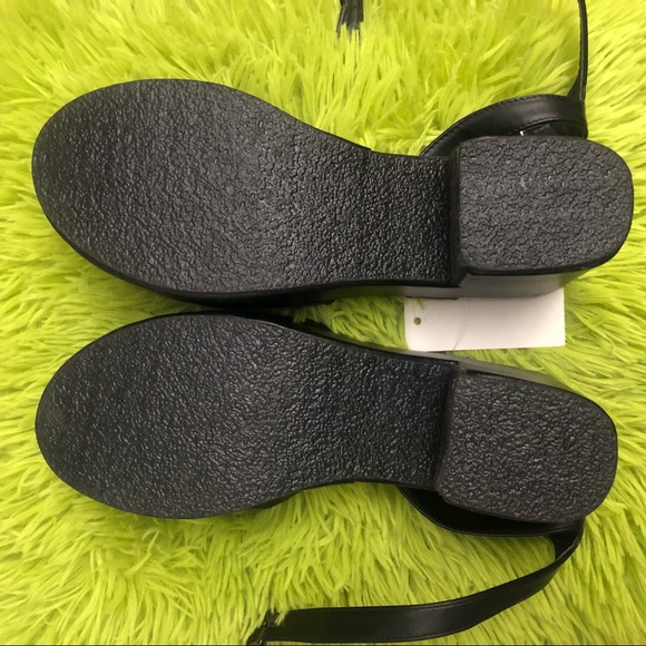 Black Chunky Heels - Picture 3 of 5